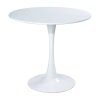 Kulatý jídelní stůl Beluga Ø70 - Bílý