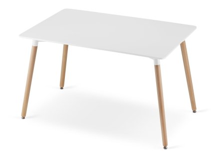 3323 TRE stol 120cm x 80cm bialy rzut 4 z gory 2