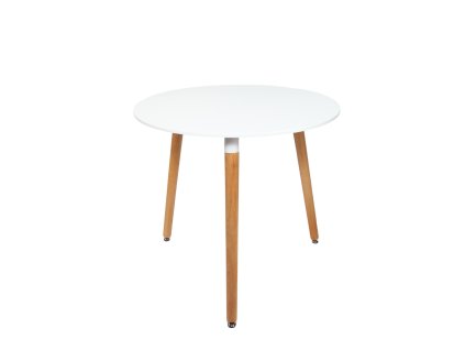 Kulatý jídelní stůl Pulse Ø80 - Bílý