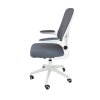 Kancelářská židle APA šedá//bílá konstrukce
