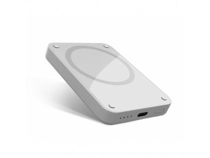 Magnetic Wireless Powerbank 4200 mAh Light Grey