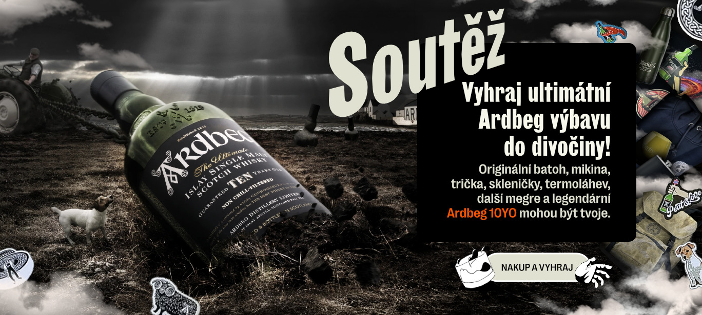 Vyhraj ultimátní Ardbeg výbavu do divočiny!