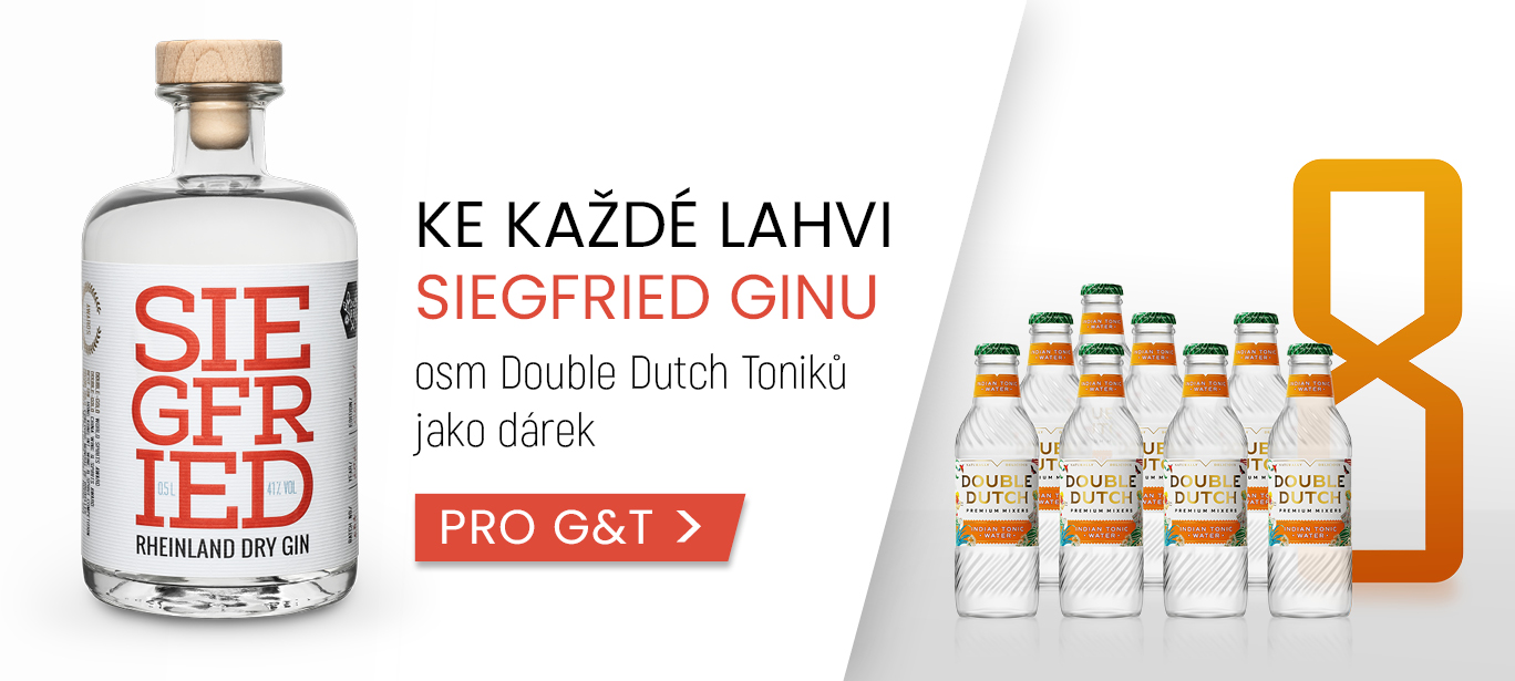 Ke každé láhvi Siegfried gin 8 lahví tonicu zdarma