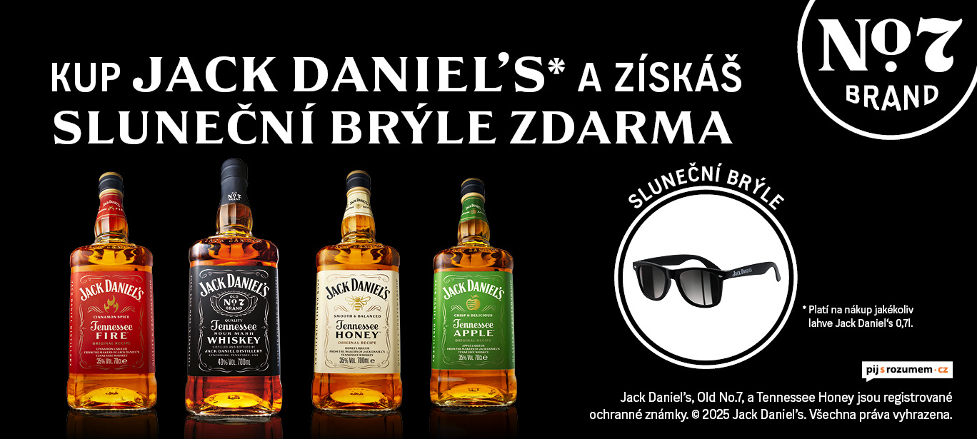 Kup láhev Jack Daniel's a dostaneš brýle zdarma!