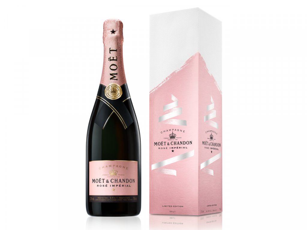 Moët & Chandon Rosé EOY festive giftbox 0,75l