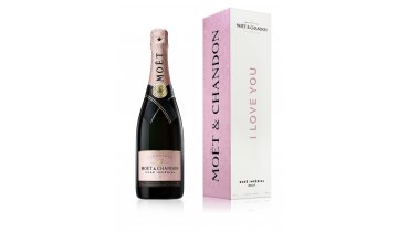 1099941 Moët & Chandon Rosé Impérial I LOVE YOU Giftbox 75cl