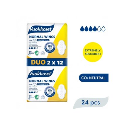 19817 vuokkoset vlozky s kridelky normal wings 24 ks