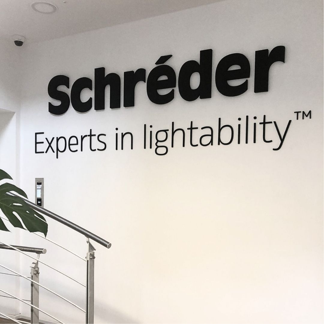 Schréder 3D logo do kanceláře