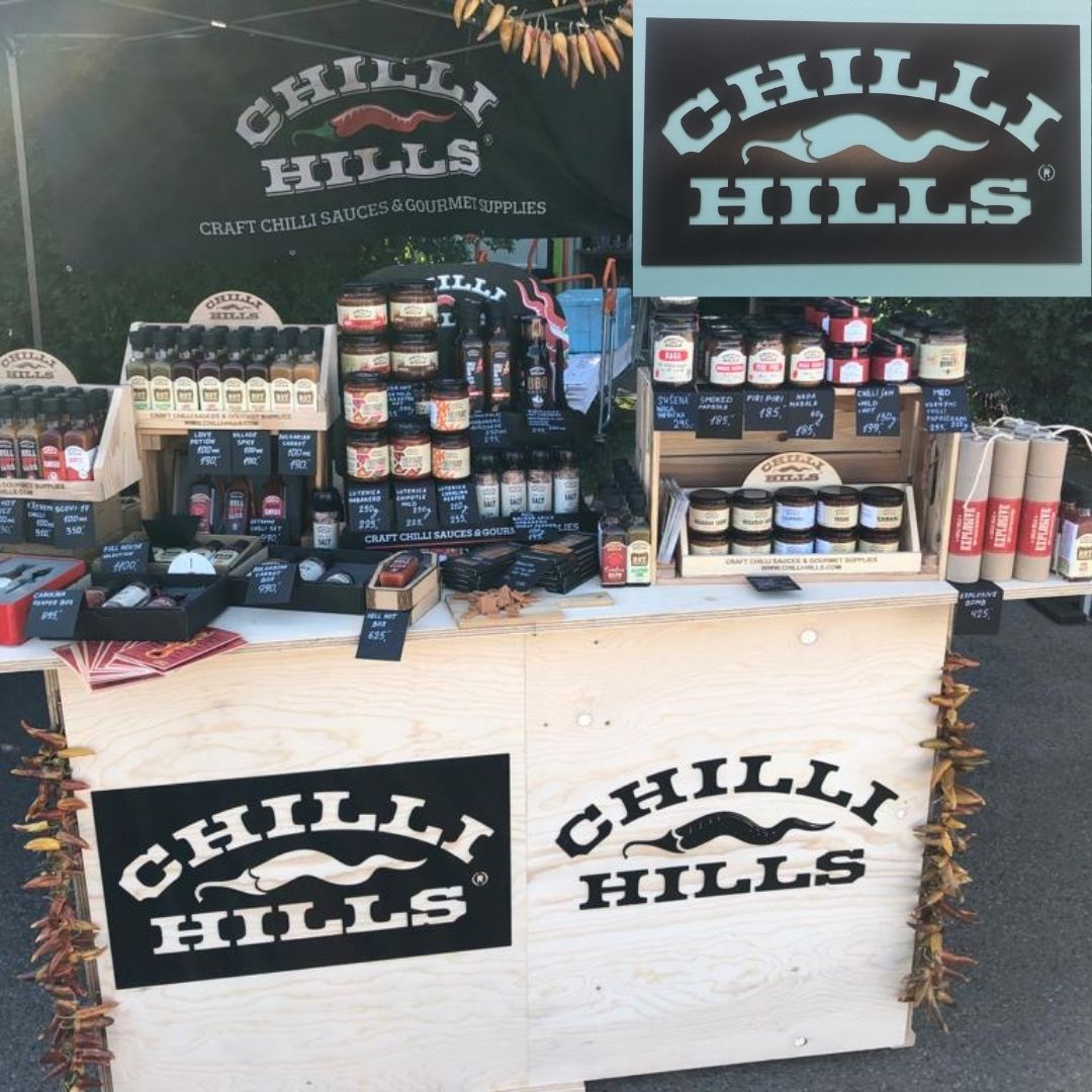 Chilli Hills 3D logo z pvc pro označení stánku