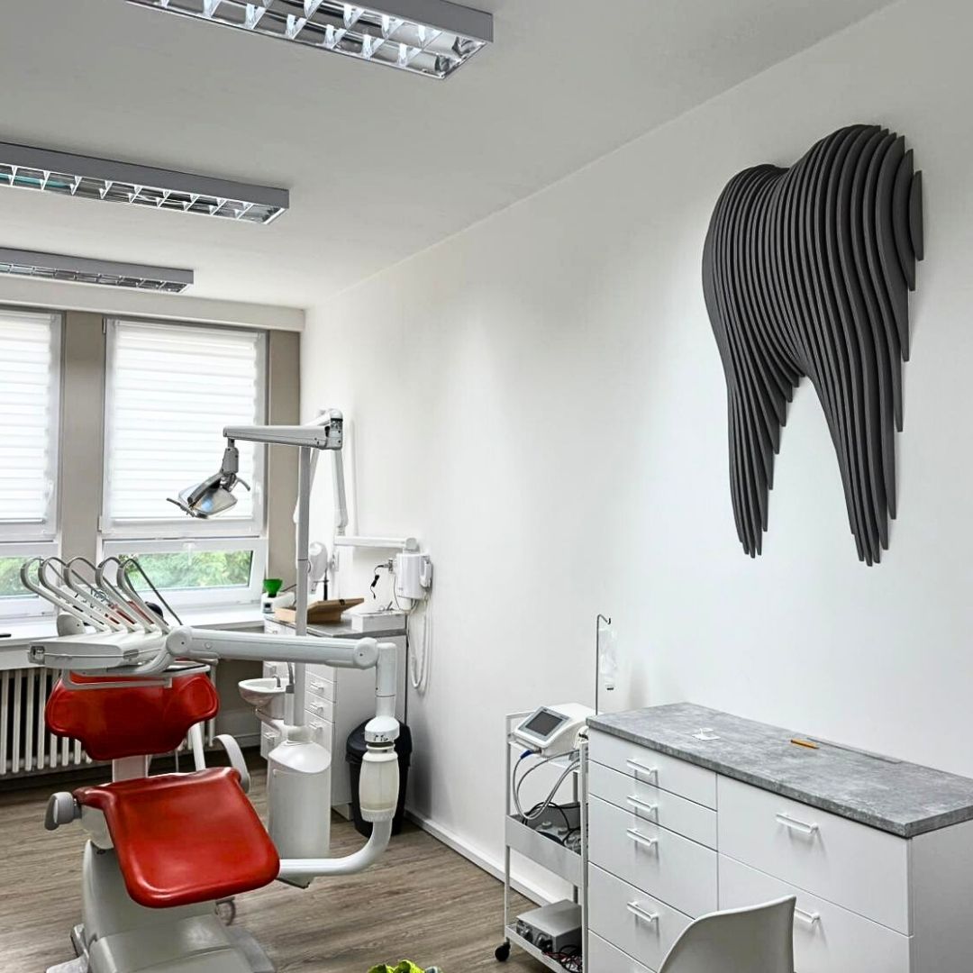 3D dekorace do zubní ordinace.