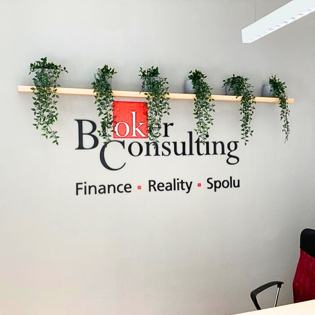 Broker Consulting 3D logo do kanceláře