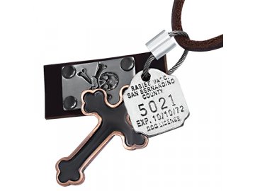 Kožený náhrdelník