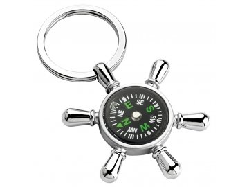 Klíčenka BOAT'S WHEEL WITH COMPASS
