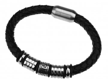 Kožený náramek Spikes