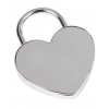 Zámek lásky HEART SILVER