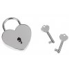 Zámek lásky HEART SILVER