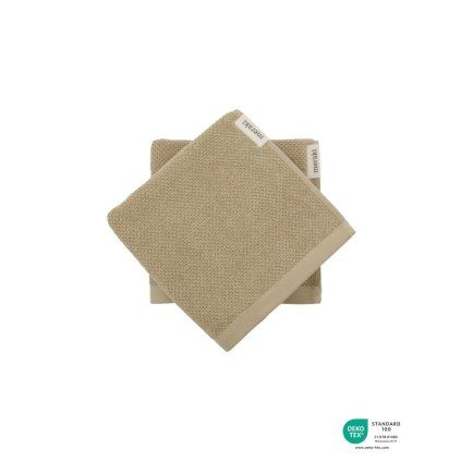 0076691 rucnik solid 50 x 100 cm set2ks hnedy
