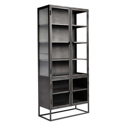 0078044 kovova komoda boston v200 cm cerna