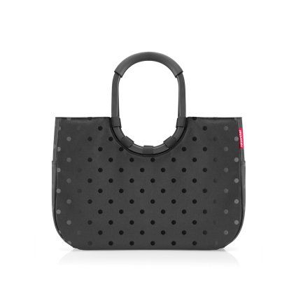 0097040 modni taska reisenthel loopshopper l frame glossy dots black