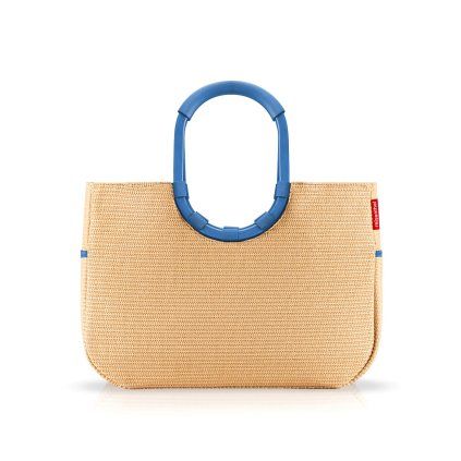 0097039 modni taska reisenthel loopshopper l frame raffia blue