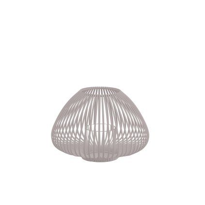 0099943 lucerna blomus lyva v17cm svetle seda