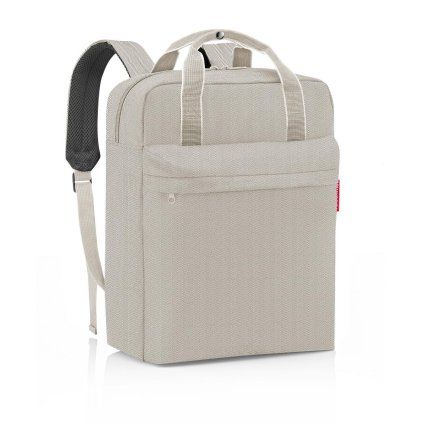 0083431 batoh allday backpack m herringbone sand 3