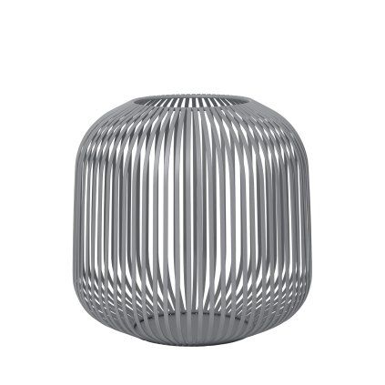 0051911 lucerna blomus lito v27cm ocelove seda