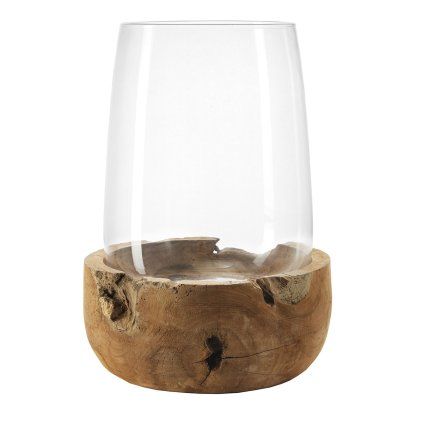 0020932 lucerna terra 32 cm teakovy podstavec 2