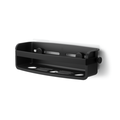 0077503 koupelnova policka umbra flex adhesive 33 cm cerna