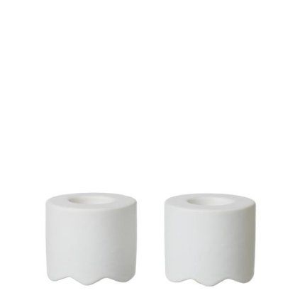 0086269 keramicky svicen wave set2ks bily 2