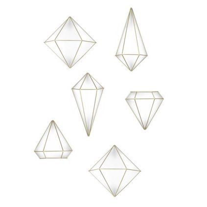 0029574 dekorace prisma set3ks mosaz 0