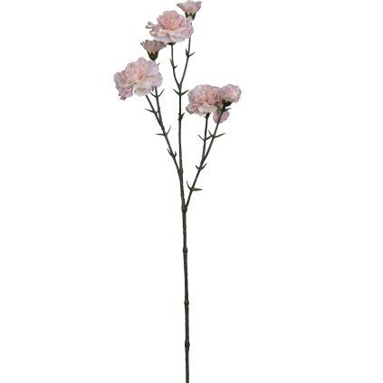Mini karafiát x3 57 cm, světle růžová
