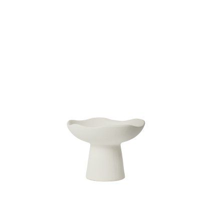 Svícen Broste MOMO V.9 cm bílý