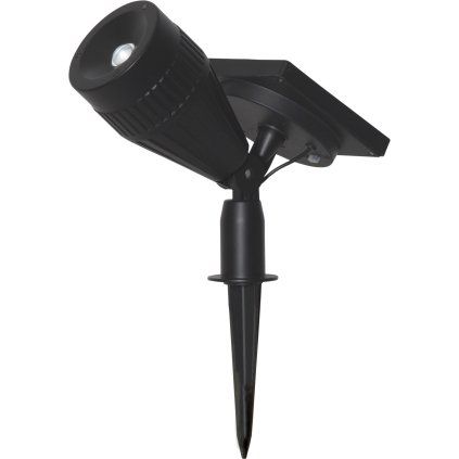 LED solární reflektor POWERSPOT V.15 cm černý