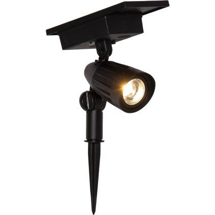 LED solární reflektor POWERSPOT V.18,5cm černý