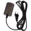 0093494 latkovy kabel s objimkou pro zarovku e27 d35m cerny 0