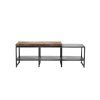 0078049 semisova lavice bronx l 135 cm cerna
