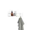 0065615 kovovy kosik do sprchy cubiko set2ks bily