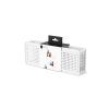 0065619 kovovy kosik do sprchy cubiko set2ks bily