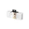 0065620 kovovy kosik do sprchy cubiko set2ks bily