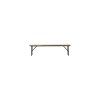 0085591 drevena lavice party d180cm hneda
