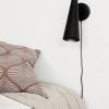 0054590 nastenna lampa precise cerna matna 2