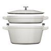 0073867 litinova sada staub 24 cm set3ks bily lanyz
