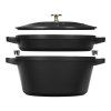 0073845 litinova sada staub 24 cm set3ks cerna