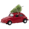 0067510 vanocni dekorace mini xmas auto cervene d85 cm 0