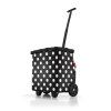 0083452 taska na koleckach reisenthel carrycruiser frame dots white