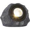 LED solární osvětlení ROCKY šedé