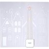 LED okenní dekorace WINDO V.21cm bílá
