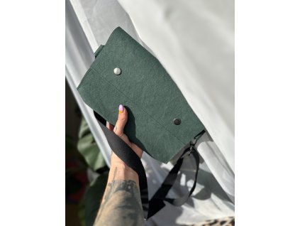 Papírová crossbody // green
