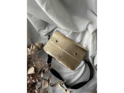 Papírová crossbody // platina